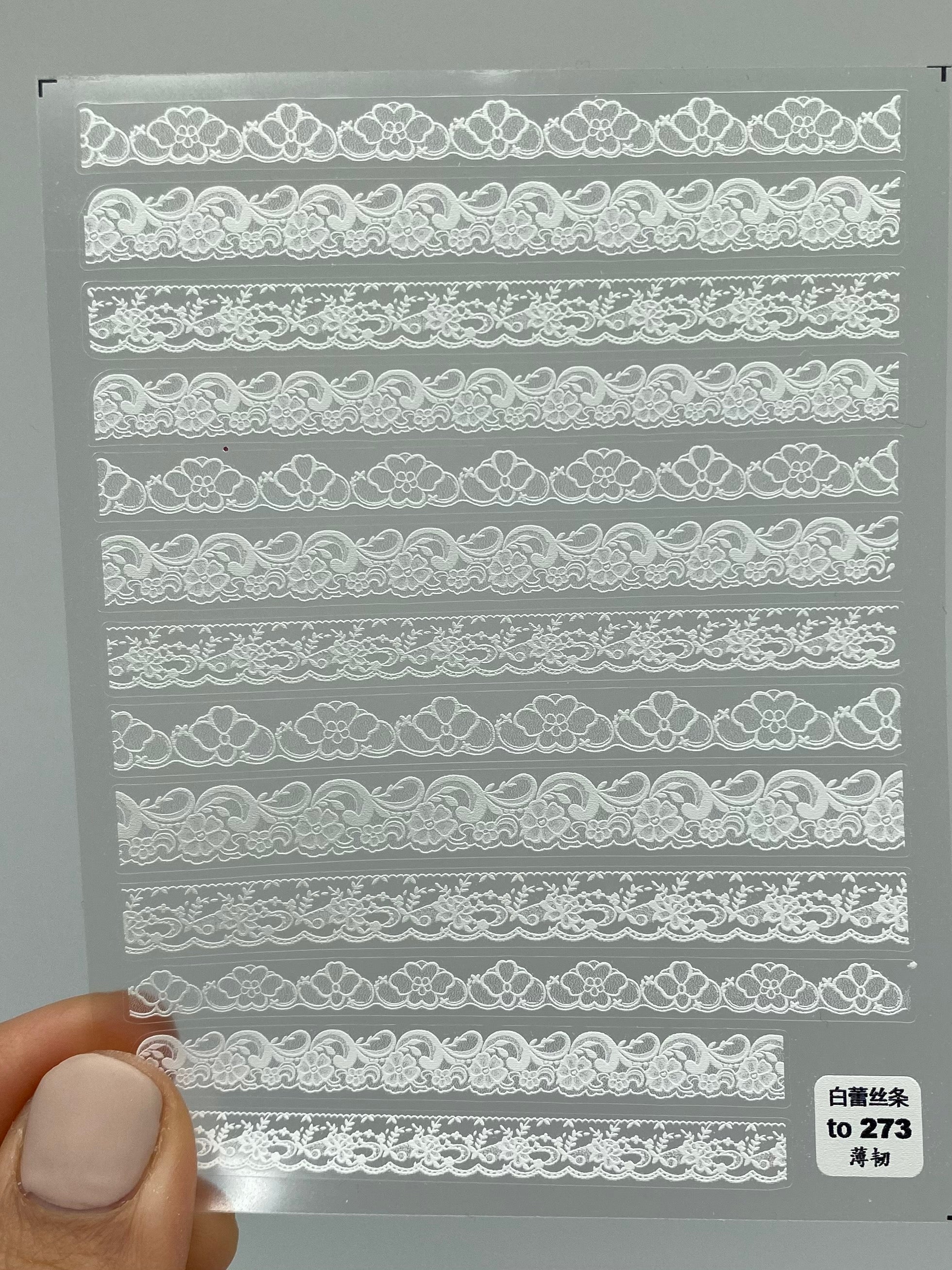 STICKERS 5D- LACE  #273